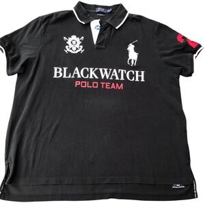 Polo Ralph Lauren Cotton Fan Kit Jersey Blackwatch Polo Team Shirt Men's XXL